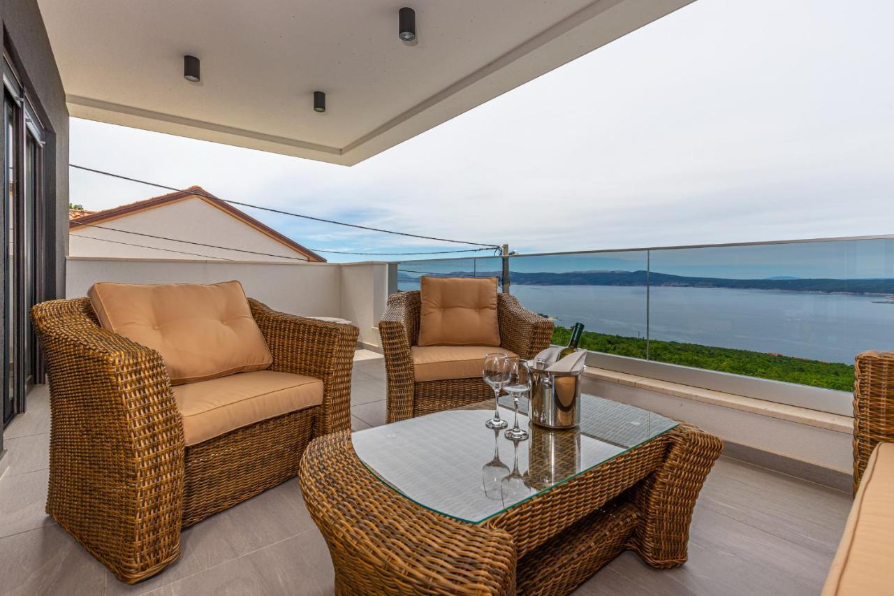 Villa Marassi With Heated Pool, Hot Tub And Sauna Crikvenica Bagian luar foto