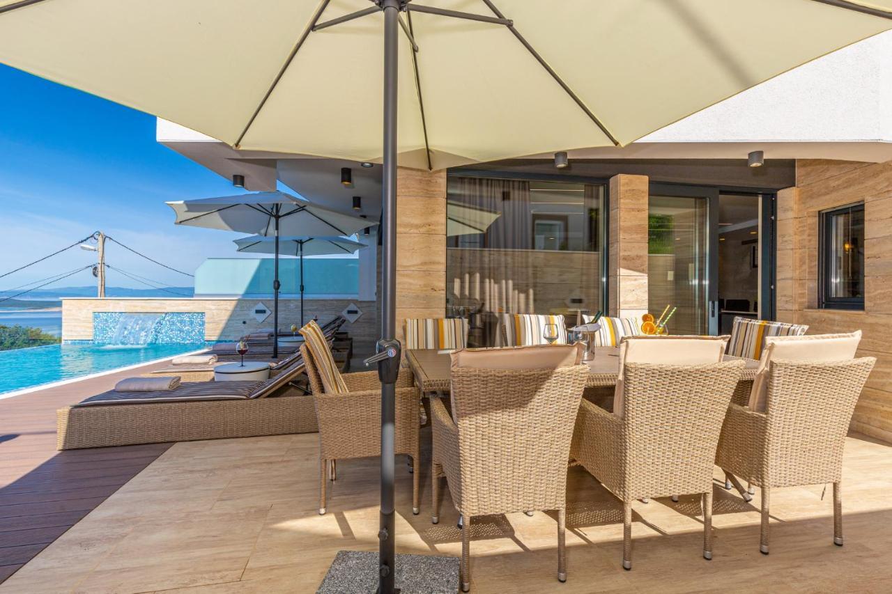 Villa Marassi With Heated Pool, Hot Tub And Sauna Crikvenica Bagian luar foto