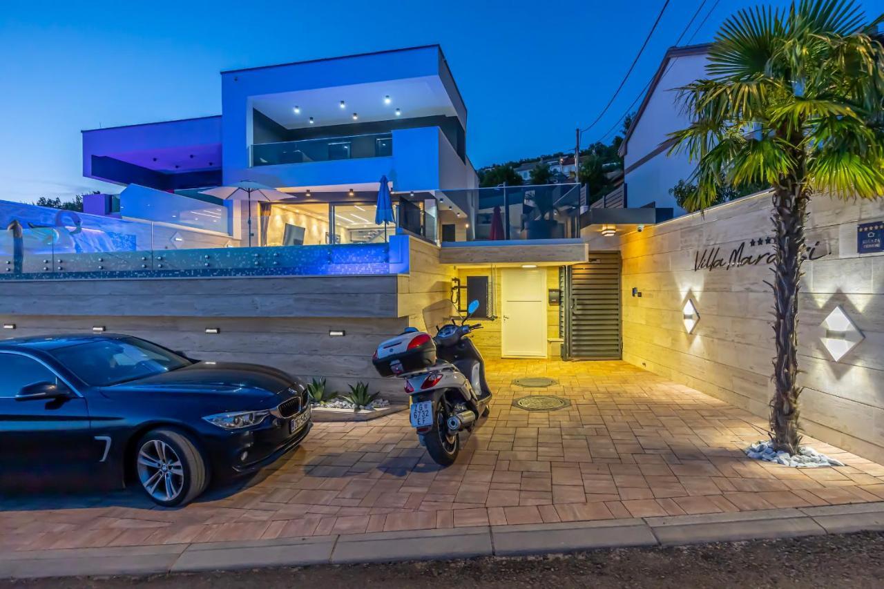 Villa Marassi With Heated Pool, Hot Tub And Sauna Crikvenica Bagian luar foto